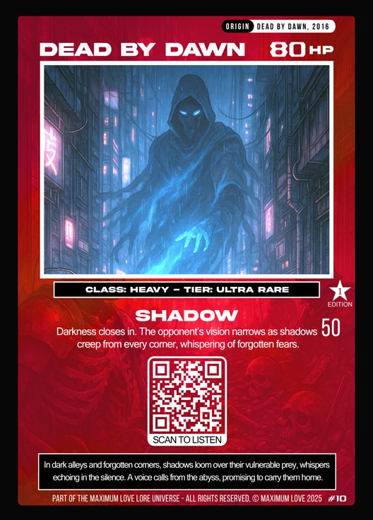 Dead By Dawn trading card